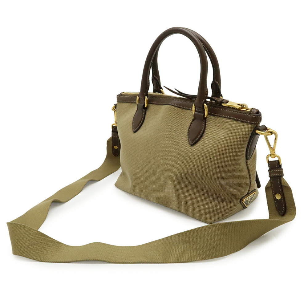 PRADA Brown Leather Shoulder Bag - Picture 3 of 10